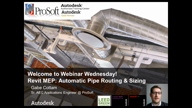 Revit MEP Pipe Routing / Sizing Part 3 of 3